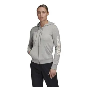 Sudadera con capucha para mujer adidas Essentials Linear Fleece image-2