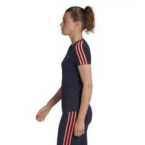 T-shirt för kvinnor adidas Essentials 3-Stripes image-5