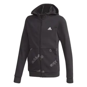 Chaqueta para niños adidas s Allover Print Hooded Track image-1