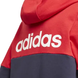 Sudadera con capucha para niños adidas Linear Colorblock Full-Zip image-2