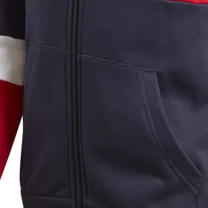 Sudadera con capucha para niños adidas Linear Colorblock Full-Zip image-3