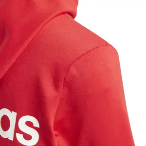 Sudadera con capucha para niños adidas Linear Colorblock Full-Zip image-4