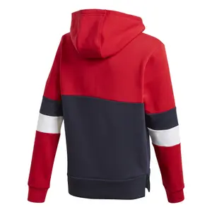 Sudadera con capucha infantil adidas Linear Colorblock Hooded Fleece image-1
