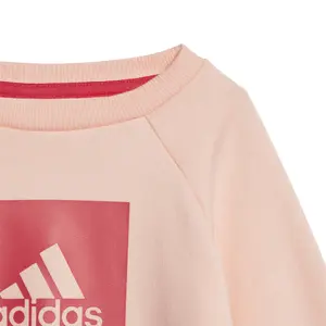 Trainingsanzug Kid adidas 3-Stripes Fleece Jogger Set image-6