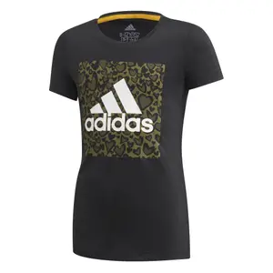 Camiseta de chica adidas Aeroready Leo Graphic image-1