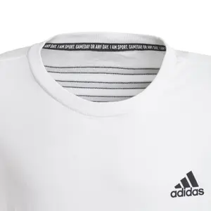 Camiseta infantil adidas 3-Stripes Cotton image-4