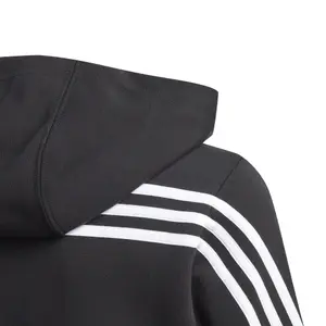 Sudadera con capucha para niños adidas 3-Stripes Doubleknit Full-Zip image-2