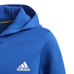 Sudadera con capucha para niños adidas 3-Stripes Doubleknit Full-Zip image-2
