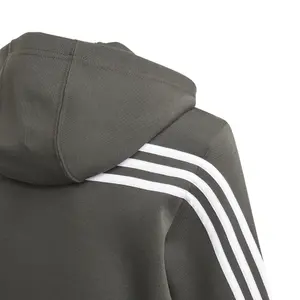 Sudadera con capucha para niños con cremallera adidas 3-Bandes Doubleknit image-5