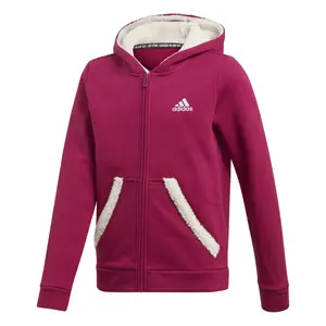 Sudadera con capucha para niños adidas Must Haves Winter Logo Full-Zip image-0