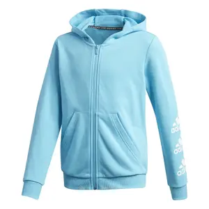 Sudadera con capucha para niños adidas Must Haves Logo Full-Zip image-0