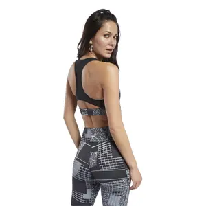 Women's bra Reebok Hero Medium-Impact Deconstructed Racer image-3