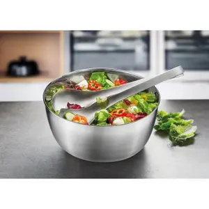 Salatschleuder Edelstahl Gefu Rotare image-1