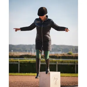 Halblange Daunenjacke, Damen GEM Tower image-2