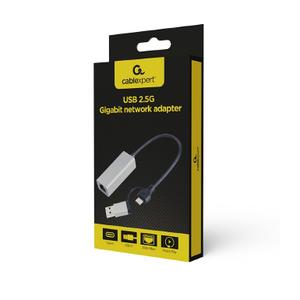 Carte réseau USB-A/C 3.0 vers RJ45 Gigabit Gembird image-1