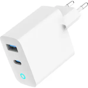 Netoplader Gembird 1x USB-C + 1x USB-A 30W