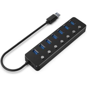 Adaptateur HDMI USB 7 ports avec interrupteurs Gembird Hub 3.1
