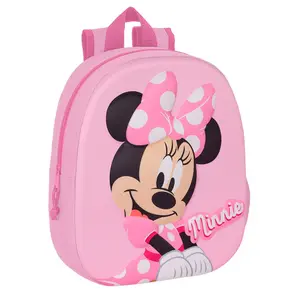 Girl's backpack minnie 3d 33x27x10 cm Genérico image-0