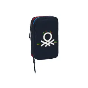 28-piece children's double pencil case set Genérico Benetton Classic (x28) image-0