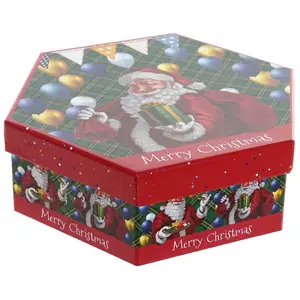 Creative activities box decorated with 7 christmas baubles Genérico image-0
