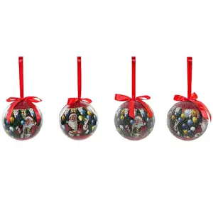 Creative activities box decorated with 7 christmas baubles Genérico image-2