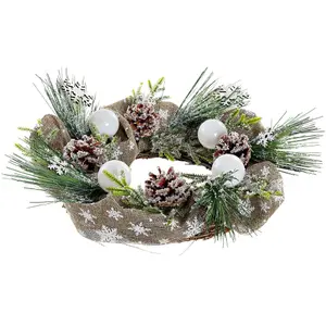 Christmas wreath pineapple snow wall decoration Genérico image-1