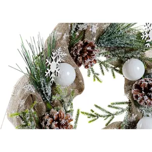 Christmas wreath pineapple snow wall decoration Genérico image-2