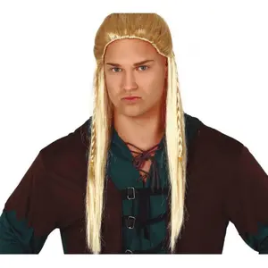Blonde wig disguise Genérico Bestway Archer médieval image-0