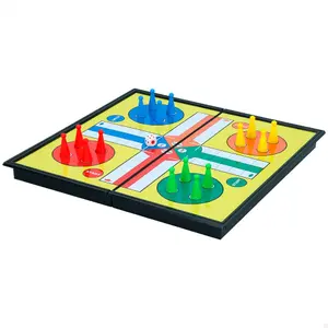 Magnetic folding parcheesi board games Genérico Bestway image-1