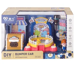 Bumper car simulation games with figurine Genérico image-0