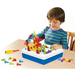 245-piece skewer construction set with base Genérico image-1