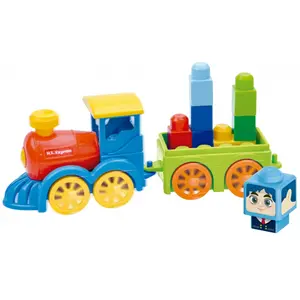 Building sets 9 blocks a+ train Genérico image-1