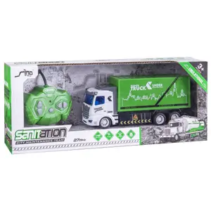 Remote-controlled toy recycling truck r/c in 7 functions 2 models Genérico image-1