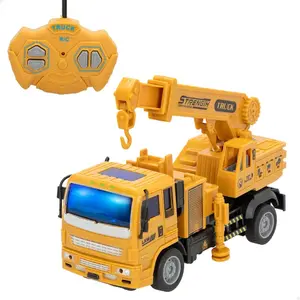 Remote-controlled toy truck crane with light Genérico image-0
