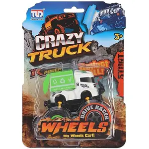 Car sets in 4 assorted models Genérico Mega Friction Truck Recycling image-1