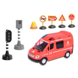 Car sets fire engine light-sound with accessories Genérico image-0