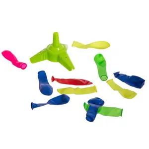 Jar of 500 water balloons with accessories Genérico image-1