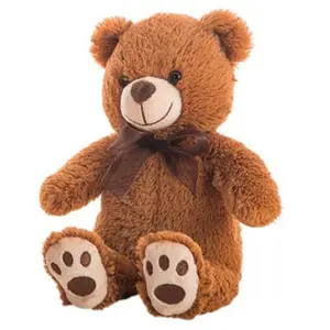 Classic bear plush with bow Genérico image-0