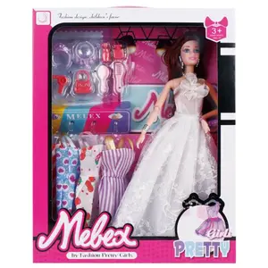 Princess mannequin doll with dresses in 2 assorted designs Genérico image-0