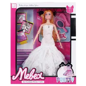 Set of 2 evening dress mannequin doll models Genérico image-0