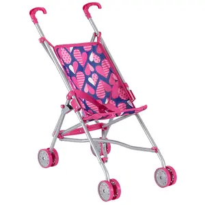 Doll hearts folding stroller Genérico image-0