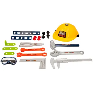Simulation games tool kit with helmet 22 parts Genérico image-0