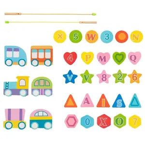 Building sets for wooden cars and numbers Genérico Eco image-1