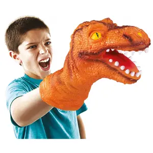 Flexible dinosaur head puppet disguise Genérico T-Rex image-0