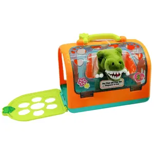 Dinosaur plush with sound and veterinary case Genérico image-1