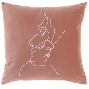 Abstract velvet cushion in 2 colors Genérico image-3