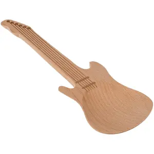 Chitarra elettrica con cucchiaio da insalata in legno Genérico image-2