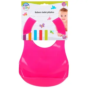 Semi-rigid plastic bib Genial baby image-1