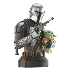 Bust figure 1/6 Gentle Giant Ltd Star Wars: The Mandalorian with Grogu image-0