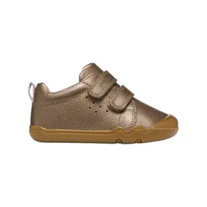 Girls' Synthetic Leather Trainers Geox Steppieup image-0
